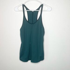 Lululemon Teal and Dark Blue Racerback Tank Top - Women’s size 6